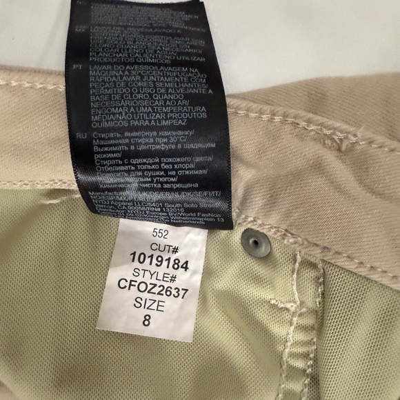 NYDJ Women's Straight Leg Jeans in Tan - Picture 7 of 8